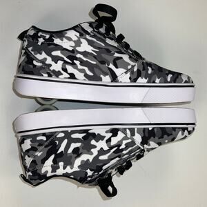 Heelys Pro 20 Men's Skate Shoes Rare Black Gray Camouflage Size 7
